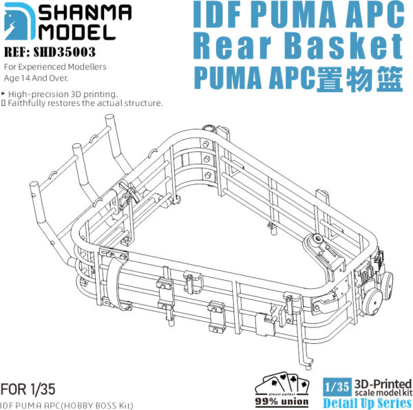 SHD35003-1/35 IDF PUMA APC Rear Basket